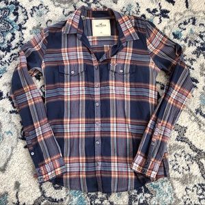 Hollister plaid shirt